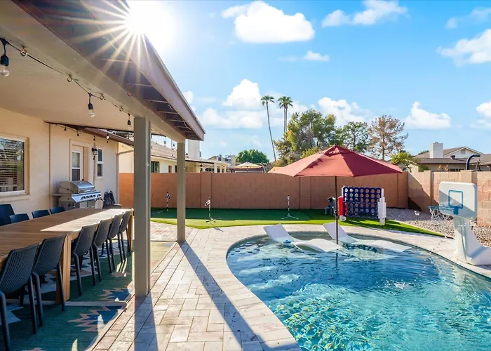 Slide Into Fun Pool Games Fire Pit Sport Court Ferienhaus *