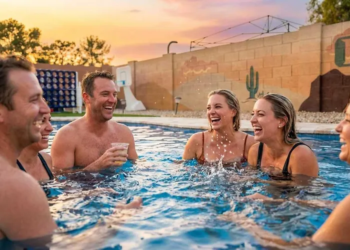 Slide Into Fun Pool Games Fire Pit Sport Court *